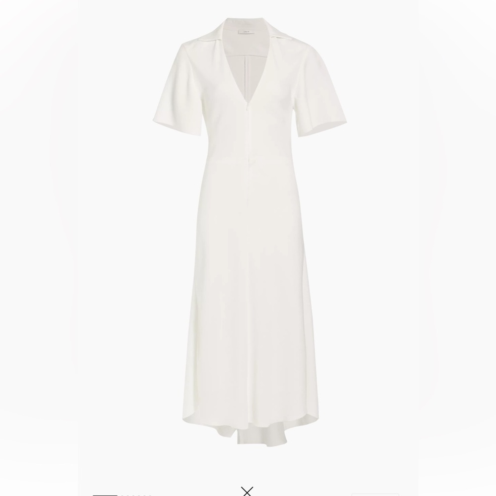 Vince

Crepe Zip-Front Polo Midi-Dress